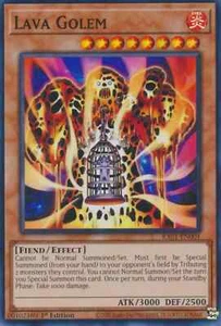 Lava Golem - RA01-EN001 - Super Rare 1st Edition - NM/M! - Foto 1 di 1