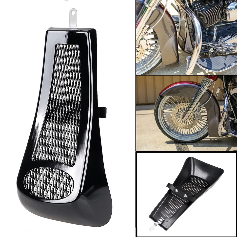 Front Fairing Chin Spoiler Scoop Fit For Harley Fat Boy Lo Softail Custom FXSTC Foto 1 de 4