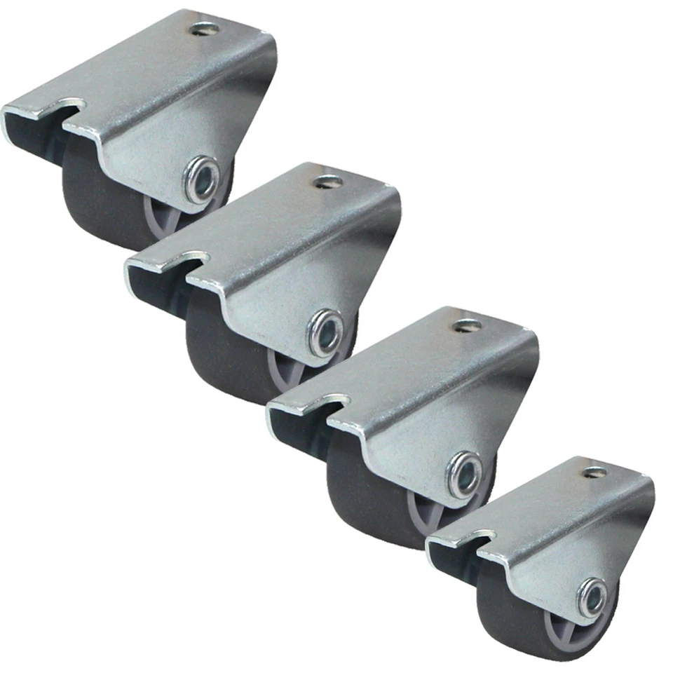 Kastenbockrollen Möbelrolle Bockrollen Laufrollen Transportrollen 25mm x 4 STÜCK - Bild 1 von 4