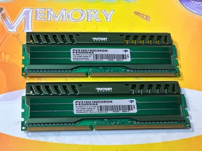 Desktop 16GB (2X8GB) DDR3 PC3-12800 1600MHz NON ECC LOW DENSITY PV316G160C0KGN - Image 1 of 3