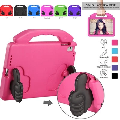 For iPad 5th/6th/7th/8th/9th/10th Generation Kids Handle Shockproof Case Cover - Image 1 of 4