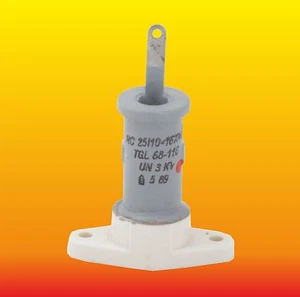 25 pF 3 kV LOT OF 2 DDR DRALORIC VISHAY TYPE CERAMIC CAPACITOR 16x40 - Picture 1 of 3