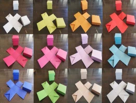 Explosionsbox, Geschenkbox,Rohling zum Selbergestalten,versch.Farben, 10x10x10cm - Bild 1 von 1