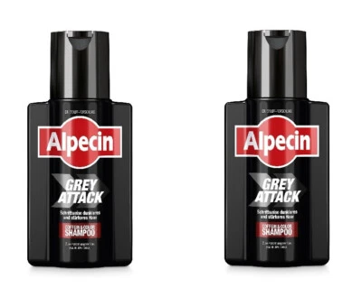 Alpecin Grey Attack Coffein & Color Shampoo 2 x 200 ml