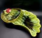 Wade Of California Pottery Apple Serving Dish Lidded, Green #206