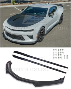 For 16-Up Camaro | GM 2nd Generation Front Bumper Lip Splitter & Side Skirts - Picture 1 of 12