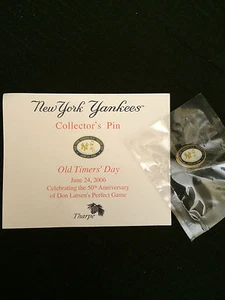 NY Yankees 2006 Old Timer's Day Collector's Pin - NEW!  - Picture 1 of 4