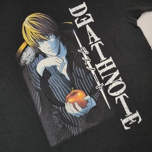 Camiseta Negra Anime DEATH NOTE Light Yagami Adulto Talla M 100% Algodón - Imagen 1 de 6