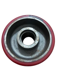 Raymond Drive Steer Wheel Hub 078/167 Red Poly Tread T/367 For Electric Jack - Picture 1 of 6