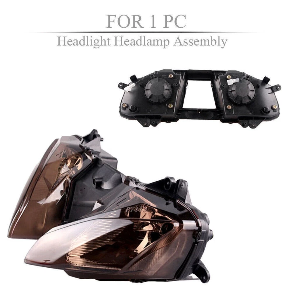 Conjunto de faros delanteros para motocicleta para Yamaha YZF 600 R6 2008-2009 Foto 1 de 4