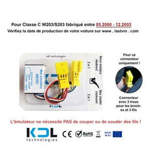 Siège Tapis Testeur Émulateur diagnostic pour Mercedes-Benz C W203 2000-2003 - Picture 1 of 2