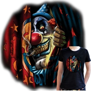 Joker T-Shirt Horrorclown Gothic Motiv Fantasy Funshirt Party Biker Tattoo *2018 - Bild 1 von 3