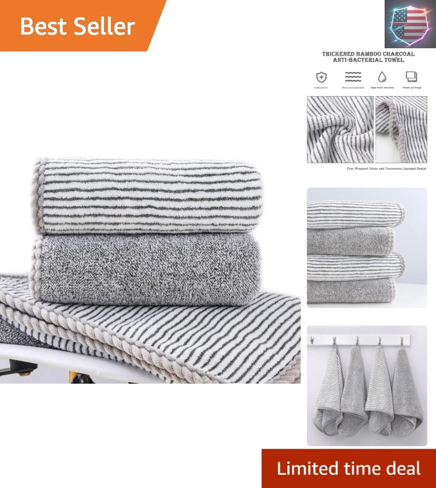 Juego de toallas de terciopelo coral de alta calidad - 2 paños suaves, ideales para spa y baño Foto 1 de 4