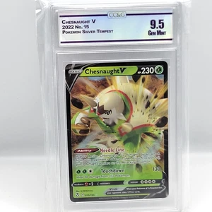 Chesnaught V CC&G Gem Mint 9.5 2022 Pokemon Silver Tempest 015/195 - Bild 1 von 7