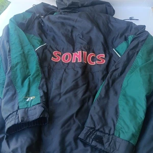 Chaqueta de Colección Años 90 Seattle Super Sonics Pro Player Cremallera Completa con Capucha Para Hombre XXL 2XL - Imagen 1 de 21