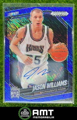 2024-25 Panini Prizm Negro Jason Williams Legends Automático Azul Brillo FOTL 3/25 Foto 1 de 3