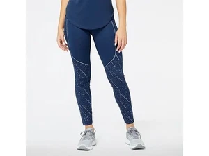 New Balance Damengröße Large L reflektierender Druck Impact Run Heat neu mit Etikett - Bild 1 von 4