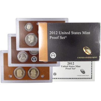 2012 Clad Proof Set U.S. Mint Original Government Packaging OGP COA - Image 1 of 4