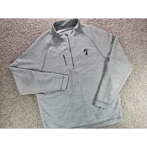 Ahead USA Herren Medium Disney Golf Mickey Mouse 1/4 Reißverschluss Pullover Shirt grau - Bild 1 von 13