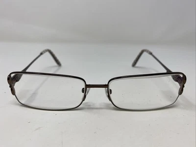 Missoni Italia MI1003 COL.20 53-15-135 ¡Marco de gafas de borde completo de metal marrón!Y26 Foto 1 de 4