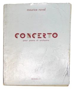 RAVEL, Maurice.: Concerto pour piano et orchestre...Piano principal (avec deuxiè - Picture 1 of 3