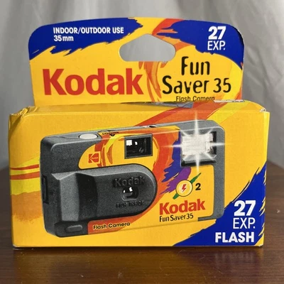 Kodak Fun Saver 35mm Single Use Film Disposable Camera EXP 03/2005 - Sealed - Image 1 of 4