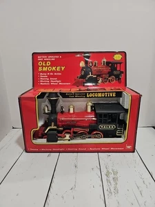 Vintage alte Smokey batteriebetriebene & Freilauflok Zug - Bild 1 von 18