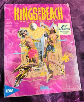 Kings of the Beach-IBM/PC-Electronic Arts-1989-NEW/FACTORY SEALED - Image 1 of 4