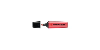 STABILO Textmarker ® BOSS® ORIGINAL 2-5mm rot Keilspitze - Bild 1 von 4