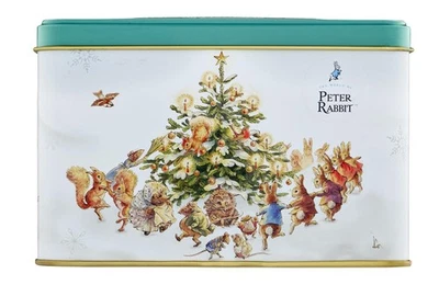 Peter Rabbit & Friends Árbol de Navidad Lata de Té con 40 Bolsas de Té Desayuno Inglés Foto 1 de 4