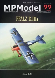 Kartonmodell Pfalz D.IIIa 1:33 MPModel - Bild 1 von 1