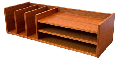 Pedersen Hansen Viby Denmark Danish Teak Wood Desk Organizer Cabinet Vtg Mcm Old - Image 1 of 4