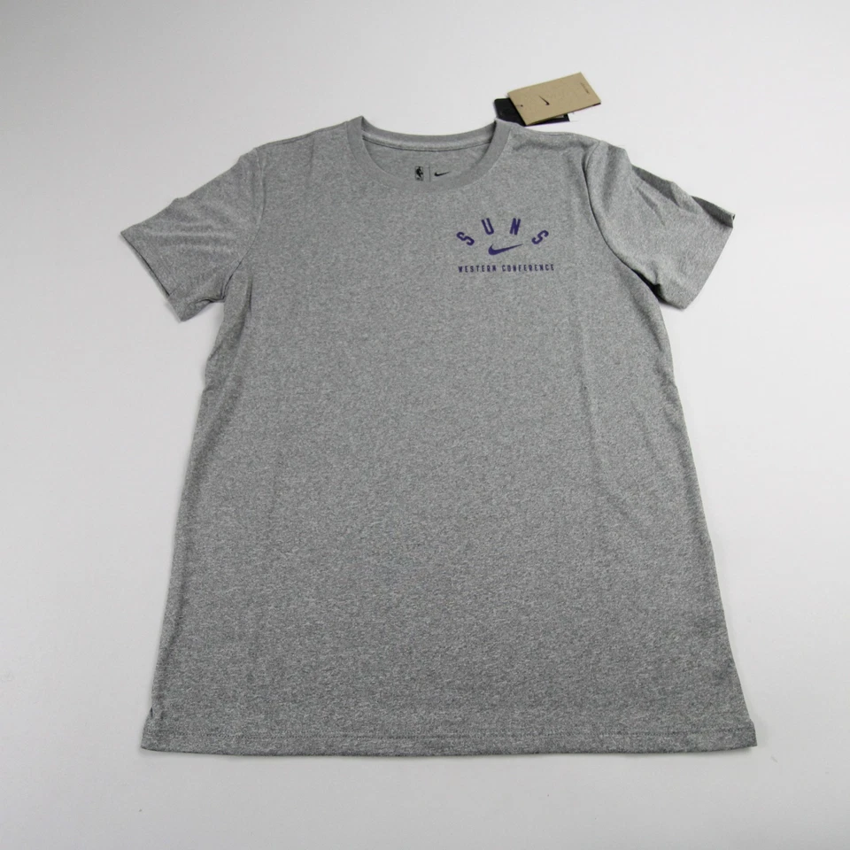 Phoenix Suns Nike NBA Authentics Short Sleeve Shirt Women's Gray New - Image 1 of 1