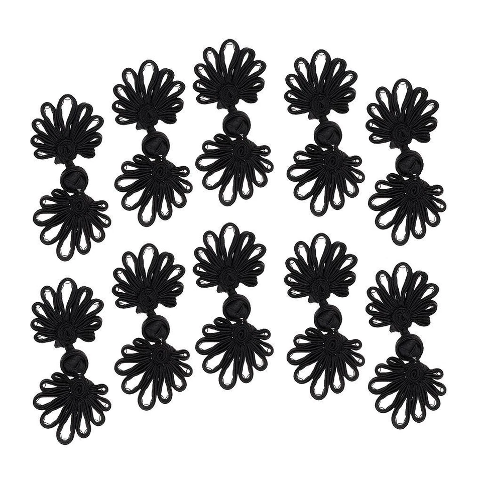 5 Pcs Chinese Frog Knot Closure Buttons Fastener Sewing - Image 1 of 1