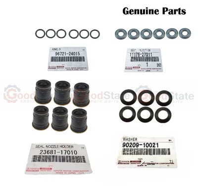 Genuine LandCruiser HDJ101 HDJ100 1HD FTE 1HD Fuel Injector Nozzle Seal Kit - Image 1 of 4