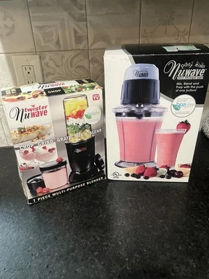 NUEVO EN CAJA MEZCLADOR DE FIESTA NUWAVE + BATIDORA MULTIUSOS NUWAVE TWISTER 7 PIEZAS LOTE DE 2 Foto 1 de 4