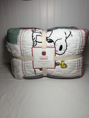 Edredón de vacaciones Pottery Barn Kids Peanuts® Snoopy® ~ doble Foto 1 de 4