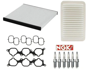 For 2007-2010 TOYOTA SIENNA V6 TUNE UP KIT OEM SPARK PLUGS AIR & CABIN FILTERS - Picture 1 of 5