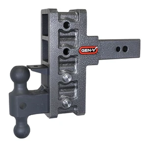 GEN-Y GH-1924 Mega Duty 6" Offset Drop Hitch with Dual-Ball & Pintle Lock - Picture 1 of 4
