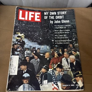 VTG Life Magazine: Mar 9 1962 - My Own Story Of The Orbit by John Glenn - Foto 1 di 2