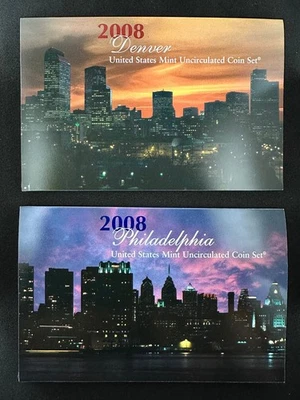 2008-D&P US Mint Uncirculated Set | 28 Coins | Original Packaging/CoA | D&P Mint - Image 1 of 4