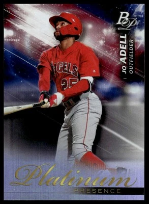2018 Bowman Platinum #PP-2 Jo Adell Platinum Presence - Image 1 of 2