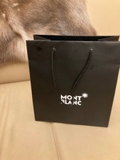 Mont Blanc Small Paper Designer Carrier/Gift Bag 20 x 12 x 9 cm