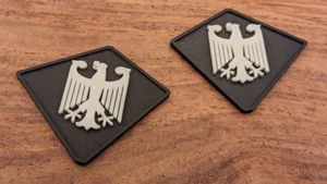 2x Emblem/Patch Bundesadler für Cobra Adder/RX/R9/Siege 300 - Bild 1 von 4