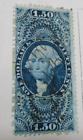United States Stamp Revenue $1.50 First Issue Imperf Rare Antique StampBook3-638