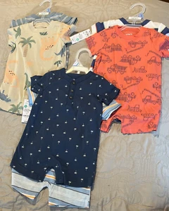 Lot of 6 Brand New With Tags Outfits by Carter's - Size Infant Boys 3-6 Months - Picture 1 of 8
