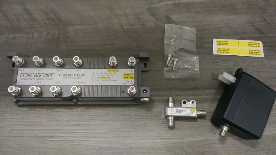 CommScope CSMAPDU9VPI 9-Port HomeConnect Passive VoIP Amplifier