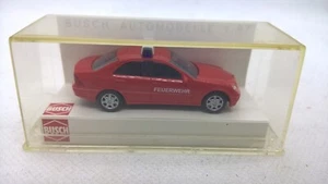 Busch 49105 Mercedes Clase C W203 Rojo Bomberos SoMo Idea y Juego en EMBALAJE ORIGINAL (81) - Imagen 1 de 4