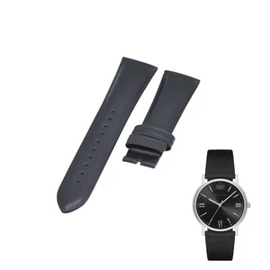 Correa de cuero negra AR11013 22 mm para Emporio Armani - Imagen 1 de 7