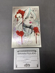 Lady Death: Oblivion Kiss #1 Edición Gótica Metálica - #11/25 FIRMADO BRUAN PULIDO - Imagen 1 de 8